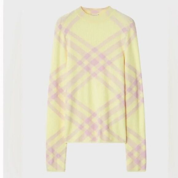 NEW! Sz XXL AUTHENTIC 2024 Burberry Sherbet Check WoolBlend - Picture 2 of 9